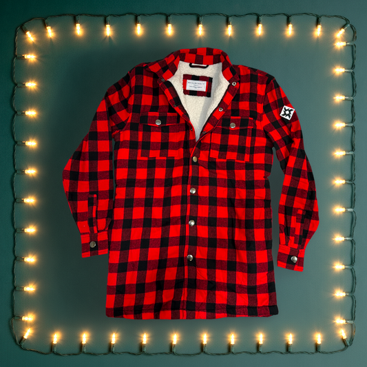 09 - BBR Buffalo Plaid Sherpa-Lined Flannel